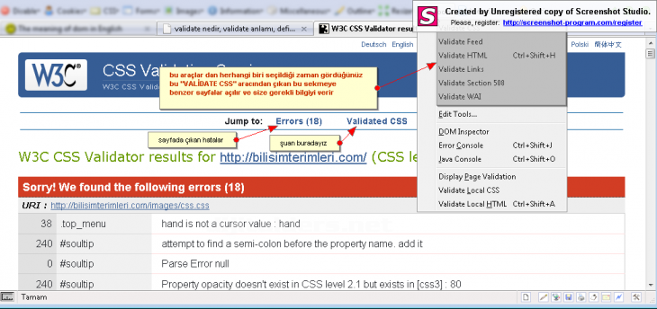 Measureıt, Webdeveloper Anlatım