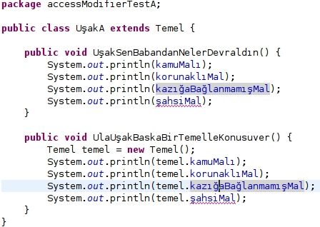 public, private, protected