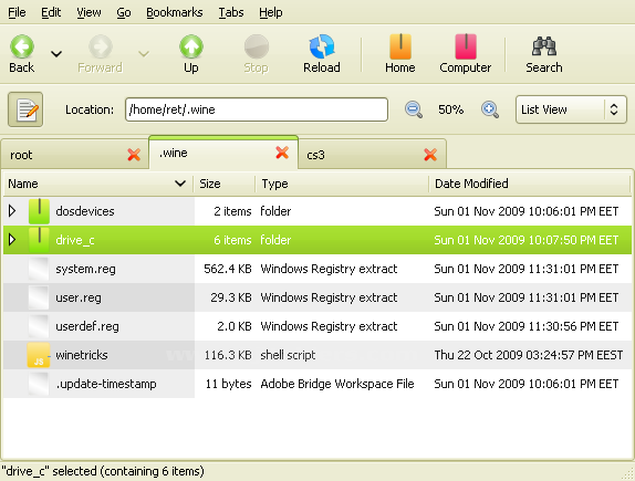 Debian &Uuml;zerine Photoshop CS3 Kurmak